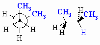 gauche conformation of butane