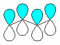 1,3-butadiene pi system