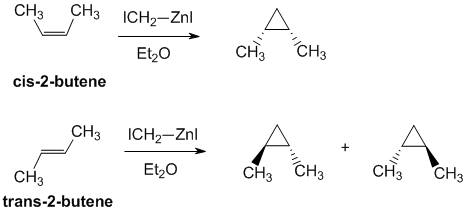 cyclopropanation stereochemistry