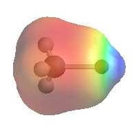 Electrostatic potential of methyl lithium