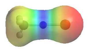 Electrostatic potential of methyl magnesium bromide