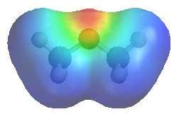 electrostatic potential of dimethyl ether