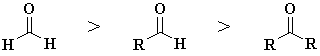 relative reactivity order towards nucleophiles