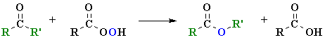 Baeyer-Villager oxidation to an ester