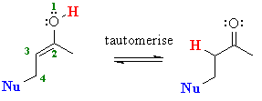 tautomerisation of 1,4-addition product