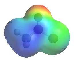 electrostatic potential of acetyl chloride