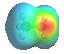 electrostatic potential of methyl amine