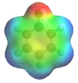 electrostatic potential of fluorobenzene