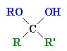 structure of a hemi-ketal