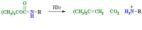 removing tert-butoxycarbonyl protecting groups