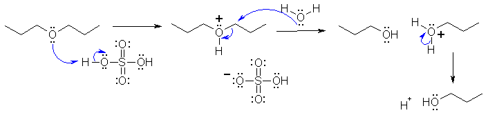 ether cleavage mechanism