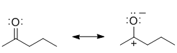 resonance in a ketone