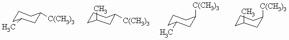1-tBu-3-mecyclohexane isomers