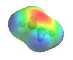 electrostatic potential of ethene