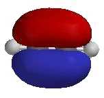 pi(1) bond molecular orbital of ethyne