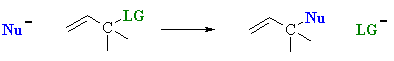 nucleophilic substitution of allylic systems