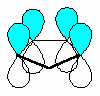 1,3-cyclopentadiene pi system