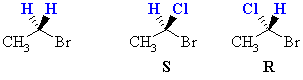 enantiotopic H in bromoethane