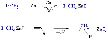 Cyclopropanation using the Simmons-Smith reaction