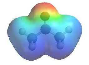 electrostatic potential for acetone