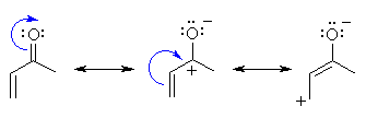 resonance in a conjugated carbonyl