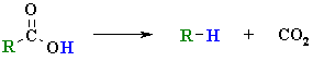 decarboxylation removes CO2