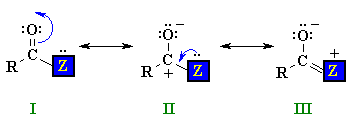 resonance in carboxylic acid derivatives