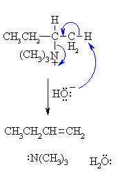 the Hofmann elimination  of ammonium salts