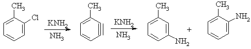 addition to a substituted benzyne