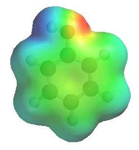 electrostatic potential of phenol