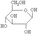 a monosaccharide, glucose