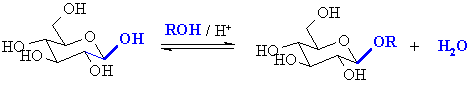 formation of a glycoside