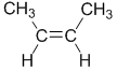 split the alkene