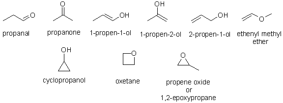 c3h6o isomers