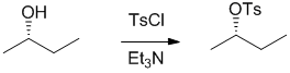 tosylate formation