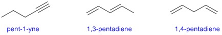 isomers of C5H8