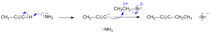 alkylation of a terminal alkyne
