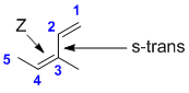 s-trans (3Z)-3-methylpenta-1,3-diene