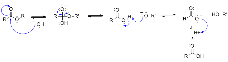 basic ester hydrolysis