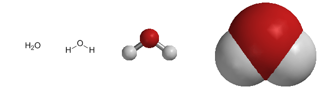 models of water molecules